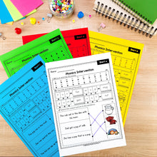 Load image into Gallery viewer, Buy3Get1 FREE - B5 - Decodable Strips, Phonics Books, Reading Intervention, Flash Cards