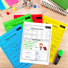 Load image into Gallery viewer, Buy3Get1 FREE - B5 - Decodable Strips, Phonics Books, Reading Intervention, Flash Cards