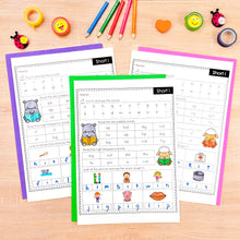 Load image into Gallery viewer, Buy3Get1 FREE B6 - Nonfiction Decodable Passages, Writing Activities, Realistic Passages, Decodable Strips