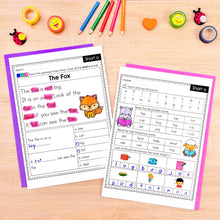 Load image into Gallery viewer, Realistic Reading Comprehension Decodable Passages MEGA BUNDLE - SOR Aligned - K-2nd Grade