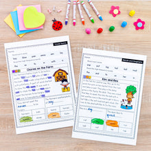 Load image into Gallery viewer, Seasonal Science of Reading Comprehension Passages (EDITABLE) MEGA BUNDLE - K - 2nd Grade