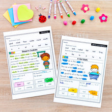 Load image into Gallery viewer, Seasonal Science of Reading Comprehension Passages (EDITABLE) MEGA BUNDLE - K - 2nd Grade