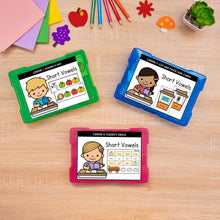 Load image into Gallery viewer, Short Vowel Themed Phonics Task Cards - SOR Aligned GROWING BUNDLE