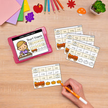 Load image into Gallery viewer, Short Vowel Themed Phonics Task Cards - SOR Aligned GROWING BUNDLE