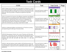 Load image into Gallery viewer, 4th Grade Math Task Cards - CCSS Aligned