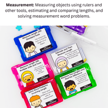 Load image into Gallery viewer, 2nd Grade Math Task Cards - CCSS Aligned