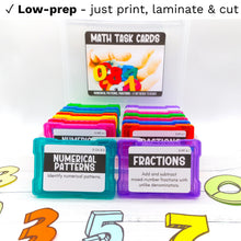 Load image into Gallery viewer, 5th Grade Math Task Cards - CCSS Aligned