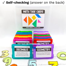 Load image into Gallery viewer, 5th Grade Math Task Cards - CCSS Aligned
