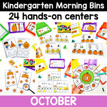 Load image into Gallery viewer, Kindergarten Morning Bins