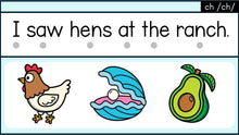 Load image into Gallery viewer, Blending Slides: Decodable Words and Sentences
