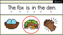 Load image into Gallery viewer, Blending Slides: Decodable Words and Sentences