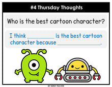 Load image into Gallery viewer, Morning Work Writing Prompts 1st Grade YEAR LONG BUNDLE - Google Slides & PowerPoint