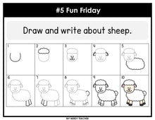 Load image into Gallery viewer, Morning Work Writing Prompts 1st Grade YEAR LONG BUNDLE - Google Slides & PowerPoint