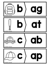 Load image into Gallery viewer, Onset and Rime Cards - Beginning Sounds and CVC Word Families