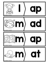 Load image into Gallery viewer, Onset and Rime Cards - Beginning Sounds and CVC Word Families