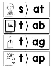 Load image into Gallery viewer, Onset and Rime Cards - Beginning Sounds and CVC Word Families