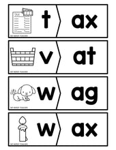 Load image into Gallery viewer, Onset and Rime Cards - Beginning Sounds and CVC Word Families