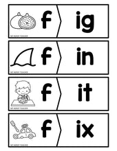 Load image into Gallery viewer, Onset and Rime Cards - Beginning Sounds and CVC Word Families