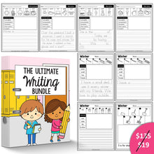 Load image into Gallery viewer, Buy3Get1 FREE B2 - Writing Prompts, Sight Word Fluency, CVC Words, Reading Comprehension