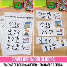 Load image into Gallery viewer, Word Sliders Phonemic Awareness Centers