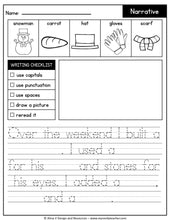 Load image into Gallery viewer, Buy3Get1 FREE B7 - Morning Work, Writing Prompts, Label & Write, Phonics Directed Drawing