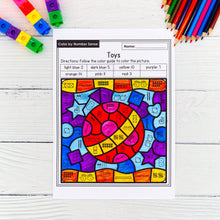 Load image into Gallery viewer, 587 Color by Number Sense Worksheets 1 to 20 YEAR-LONG BUNDLE