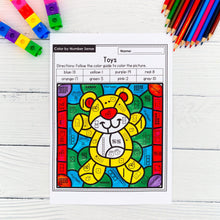 Load image into Gallery viewer, 587 Color by Number Sense Worksheets 1 to 20 YEAR-LONG BUNDLE