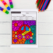 Load image into Gallery viewer, 587 Color by Number Sense Worksheets 1 to 20 YEAR-LONG BUNDLE