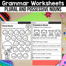 Load image into Gallery viewer, Grammar Worksheets MEGA BUNDLE K-2nd Grade