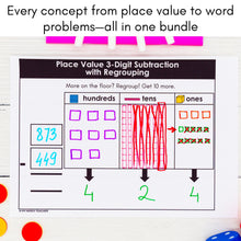 Load image into Gallery viewer, 800+ Math Mats and Graphic Organizers MEGA BUNDLE  - 1st to 4th Grade - Small Group Intervention Tool Kit