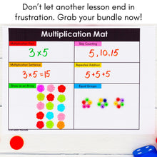 Load image into Gallery viewer, 800+ Math Mats and Graphic Organizers MEGA BUNDLE  - 1st to 4th Grade - Small Group Intervention Tool Kit