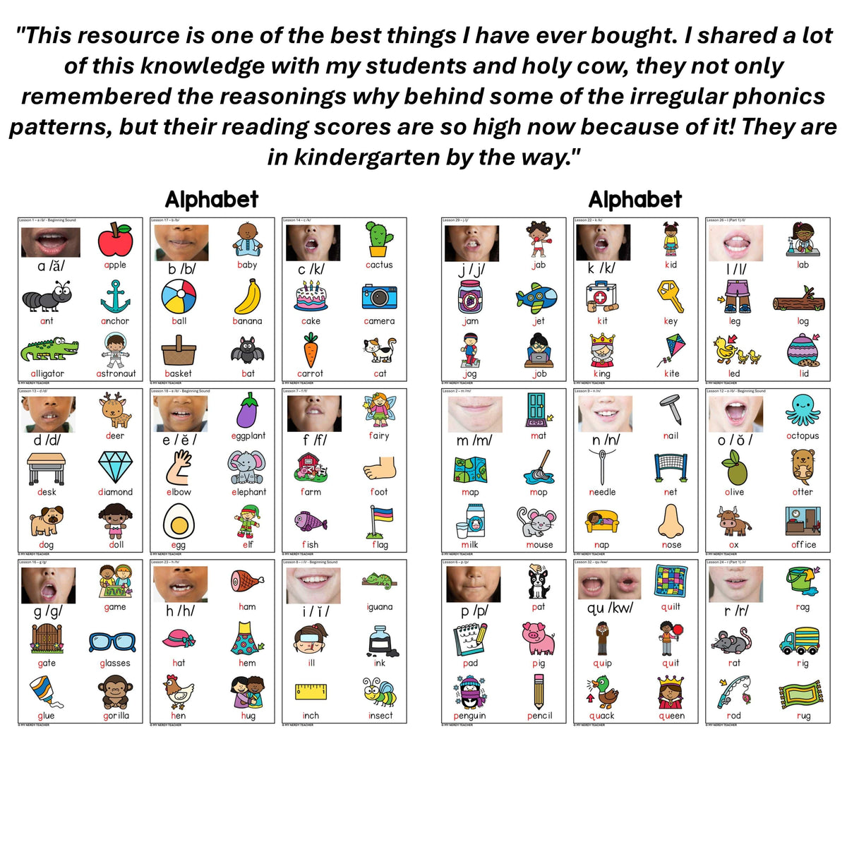 Phonics Helpers — Mini Phonics Rules for Student Notebooks