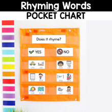 Load image into Gallery viewer, FREE Rhyming CVC Words Pocket Chart Bundle