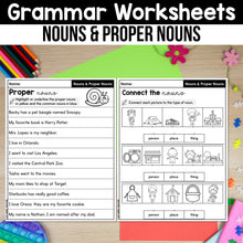 Load image into Gallery viewer, Grammar Worksheets MEGA BUNDLE K-2nd Grade