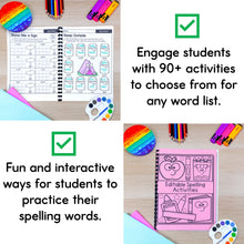 Load image into Gallery viewer, Editable Spelling Activities & Word Work For Any Word List BUNDLE