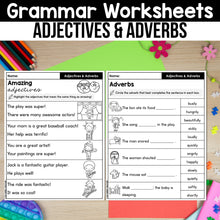 Load image into Gallery viewer, Grammar Worksheets MEGA BUNDLE K-2nd Grade