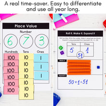 Load image into Gallery viewer, 800+ Math Mats and Graphic Organizers MEGA BUNDLE  - 1st to 4th Grade - Small Group Intervention Tool Kit