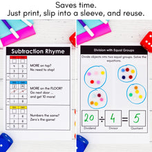 Load image into Gallery viewer, 800+ Math Mats and Graphic Organizers MEGA BUNDLE  - 1st to 4th Grade - Small Group Intervention Tool Kit