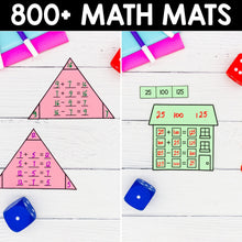 Load image into Gallery viewer, 800+ Math Mats and Graphic Organizers MEGA BUNDLE  - 1st to 4th Grade - Small Group Intervention Tool Kit