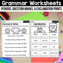 Load image into Gallery viewer, Grammar Worksheets MEGA BUNDLE K-2nd Grade