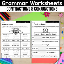 Load image into Gallery viewer, Grammar Worksheets MEGA BUNDLE K-2nd Grade