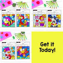 Load image into Gallery viewer, 1000+ Color by Number - Multiplication & Division