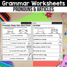 Load image into Gallery viewer, Grammar Worksheets MEGA BUNDLE K-2nd Grade