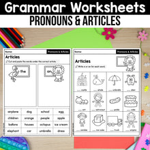 Load image into Gallery viewer, Grammar Worksheets MEGA BUNDLE K-2nd Grade