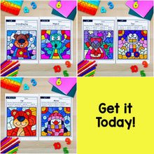 Load image into Gallery viewer, 1000+ Color by Number - Multiplication & Division