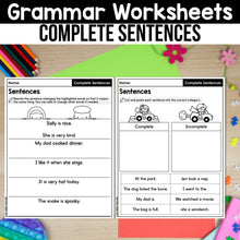 Load image into Gallery viewer, Grammar Worksheets MEGA BUNDLE K-2nd Grade