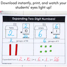 Load image into Gallery viewer, 277 2nd Grade Math Mats and Graphic Organizers  (Included in 800+ Math Mats MEGA BUNDLE)