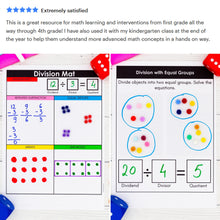 Load image into Gallery viewer, 615 3rd 4th 5th Grade Math Mats and Graphic Organizers  (Included in 800+ Math Mats MEGA BUNDLE)