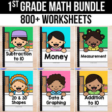 Load image into Gallery viewer, 1st Grade Math Worksheets MEGA BUNDLE