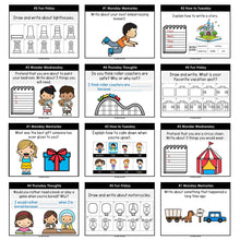 Load image into Gallery viewer, Morning Work Writing Prompts 2nd-3rd Grade YEAR LONG BUNDLE - Editable Google Slides & PowerPoint